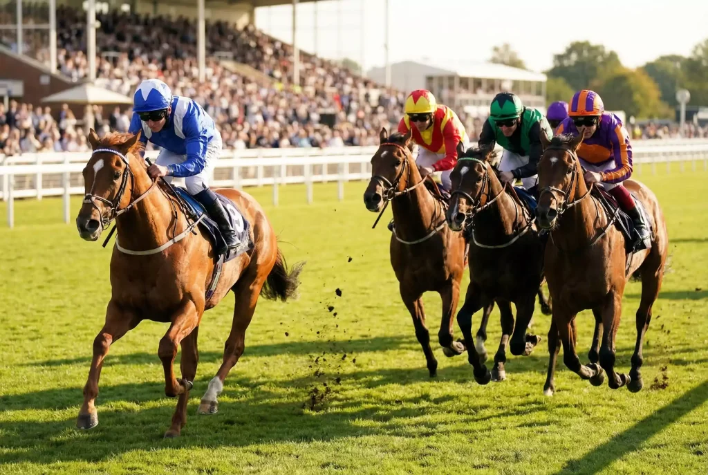 Pace analysis in horse racing with jockeys positioning